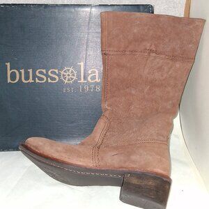 Bussola Boots Size 40 NEW in Box NIB Leather Tan / Brown Bussola Texas Boots